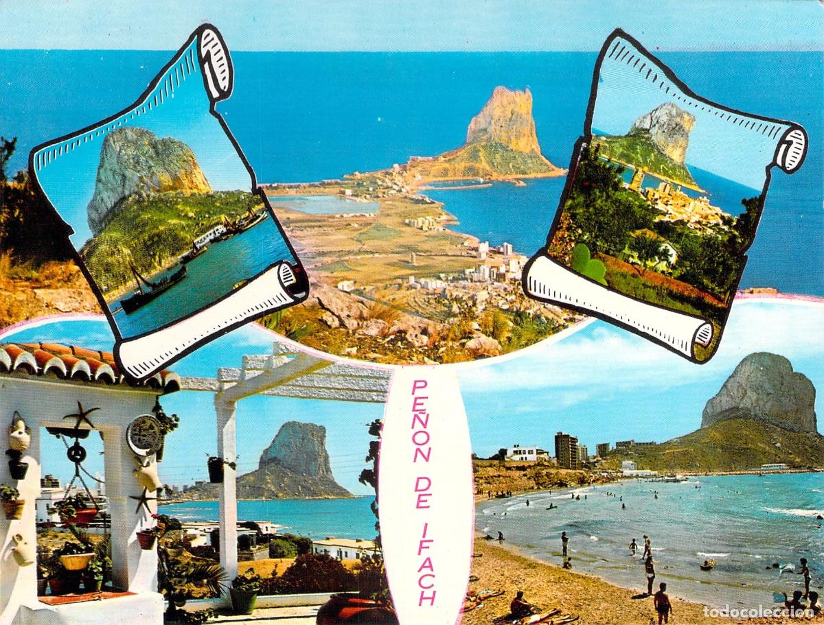 Postales: Postal Tur&iacute;stica del Pe&ntilde;&oacute;n de Ifach, Calpe, Alicante