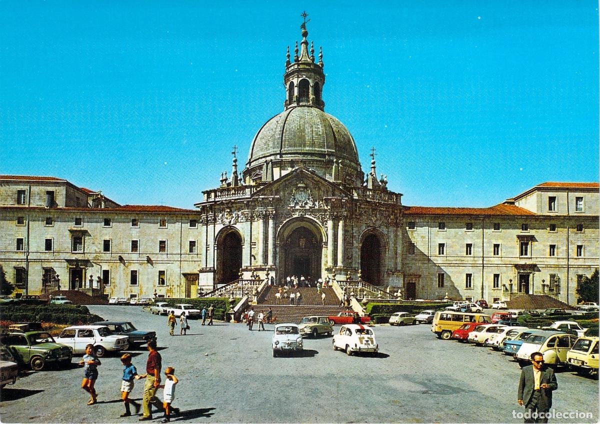 Postales: Postal del Santuario de Loyola en Azpeitia, Fachada Principal