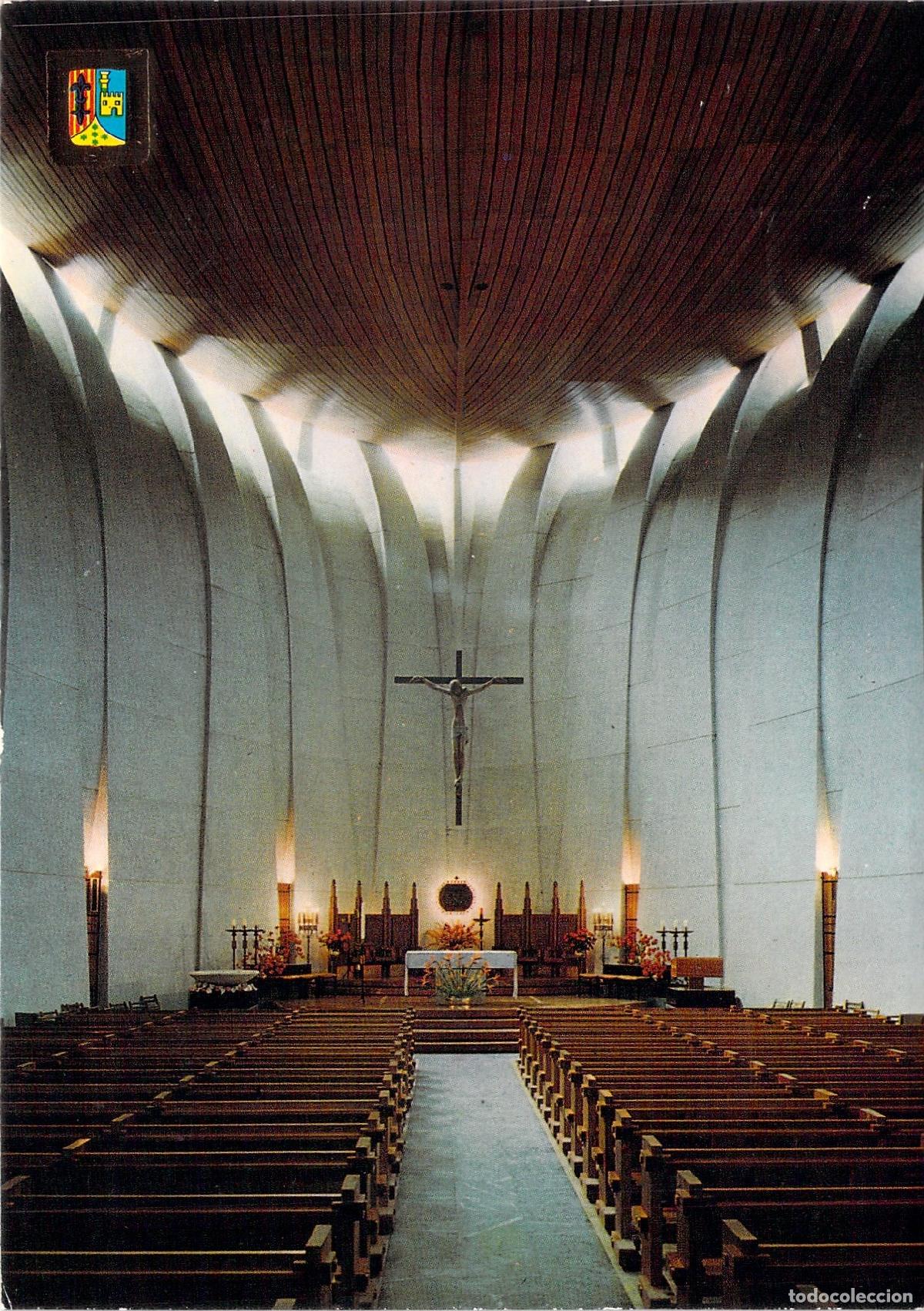 Postales: Postal del Interior de la Iglesia del Puerto en J&aacute;vea, Alicante