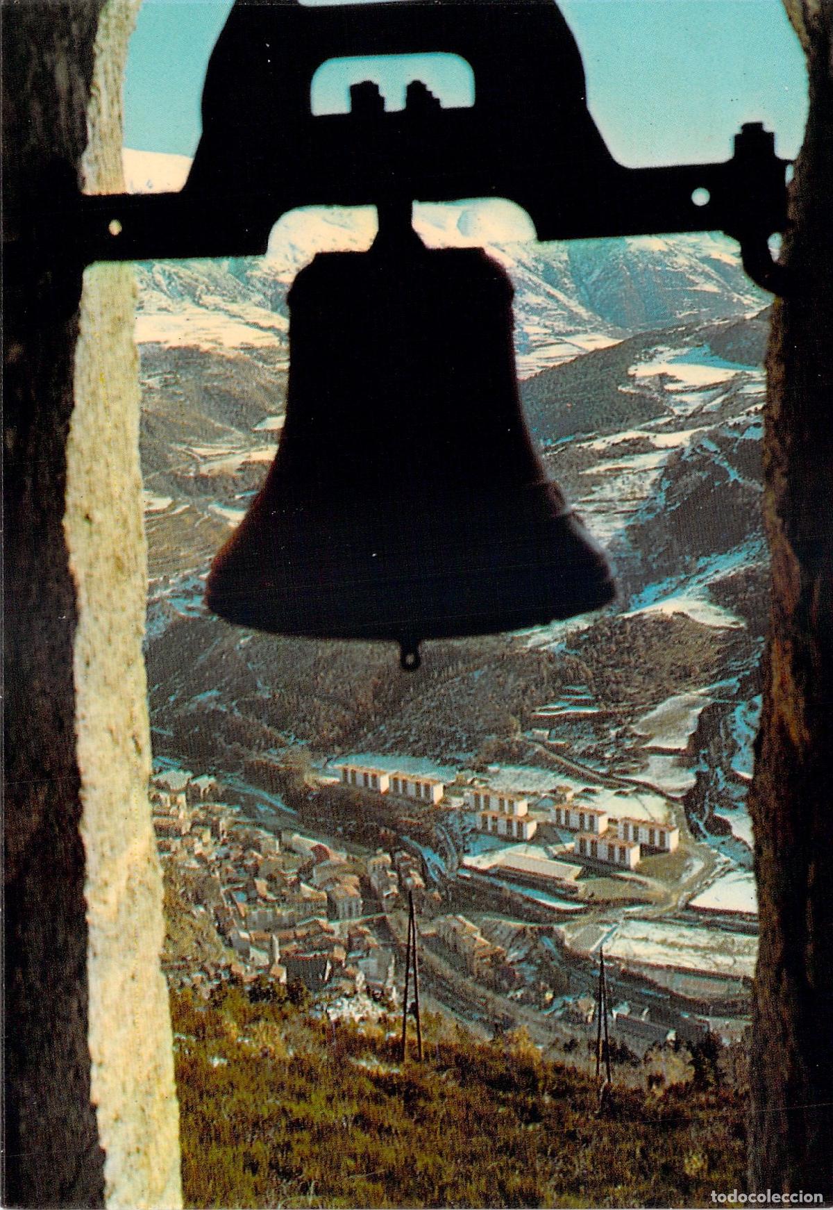 Postales: Postal de Ribas de Freser con Campana y Vista de San Antonio, Girona