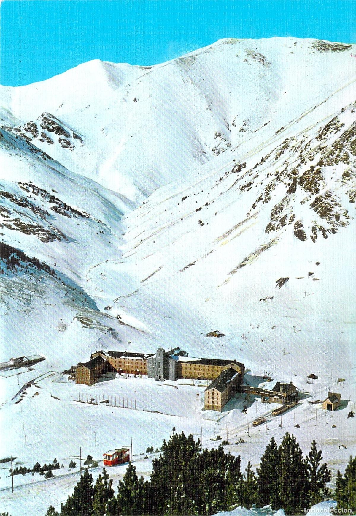 Postales: Postal de Nuria, Vista General del Santuario en Invierno