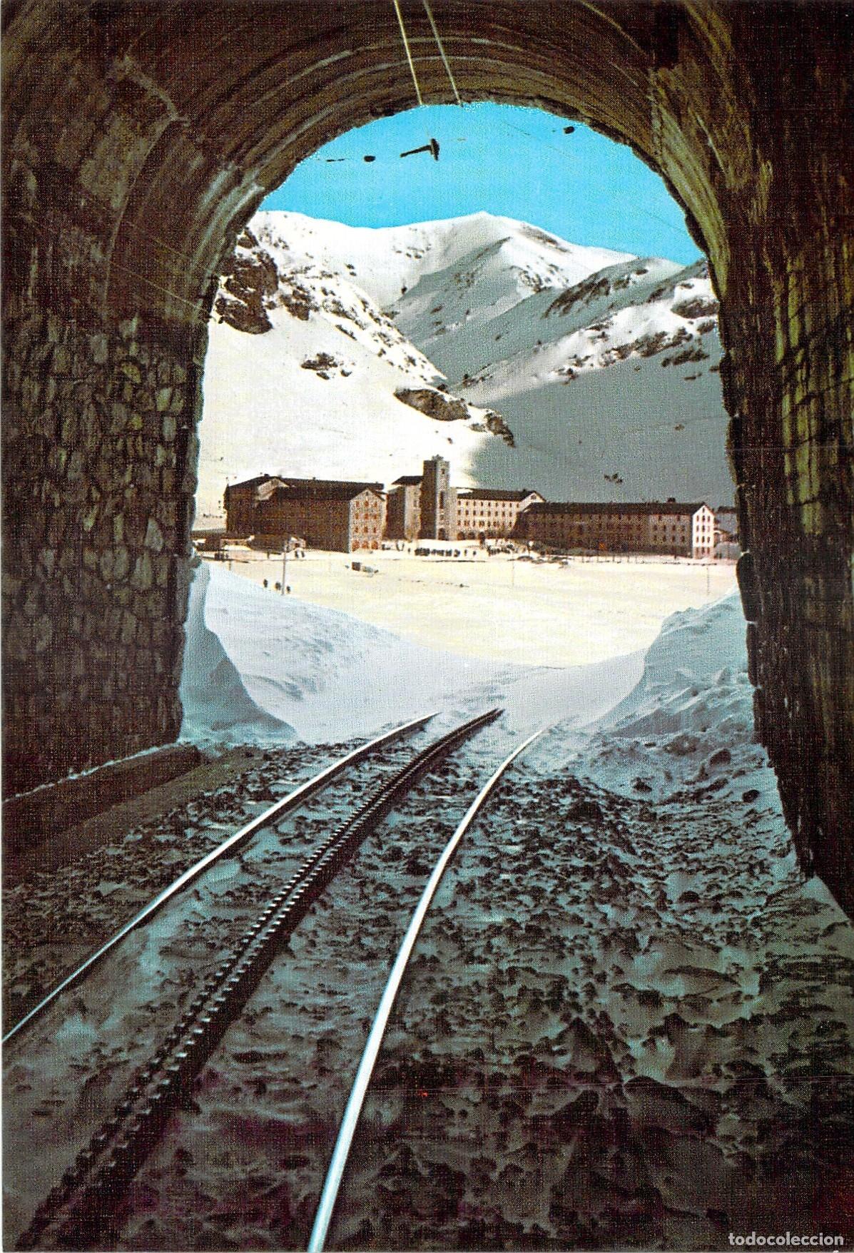 Postales: Postal de Nuria Gerona Estaci&oacute;n Invernal y Cremallera