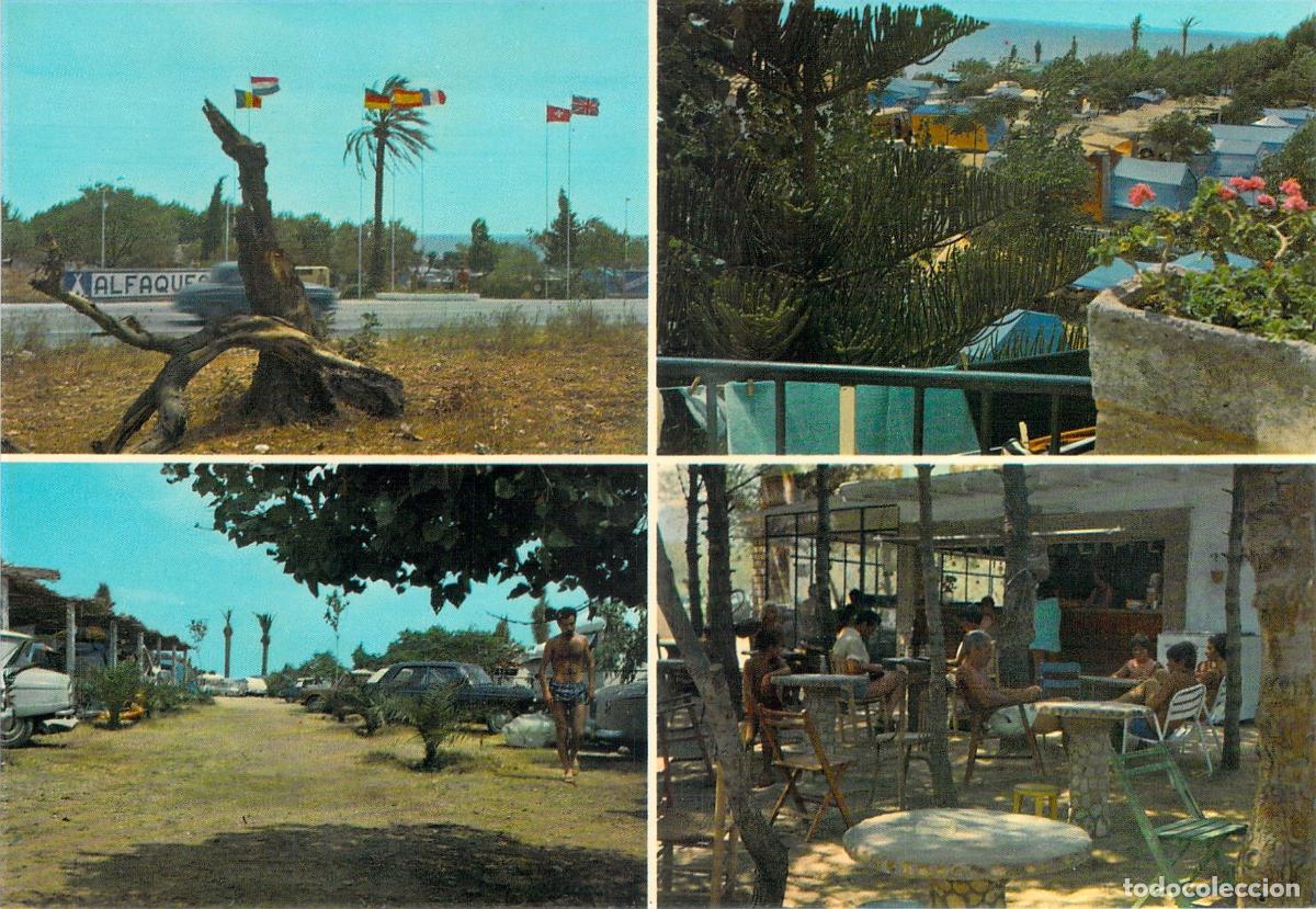 Postales: Postal Multivista Camping Los Alfaques Alcanar Playa Tarragona