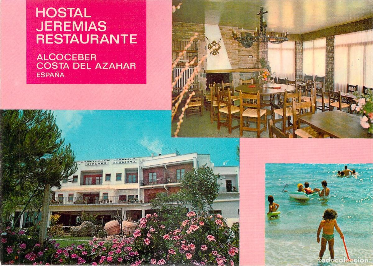 Postales: Postal Alcoceber Hostal Jeremias Restaurante Costa del Azahar