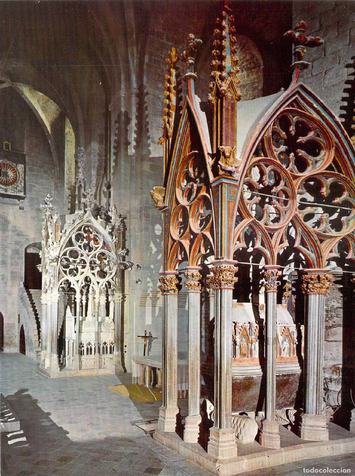 Postales: Postal Monasterio de Santes Creus Tarragona Tumbas Reales