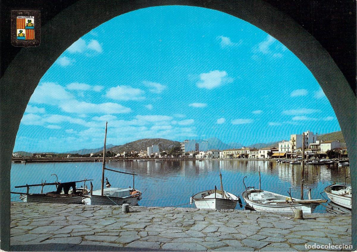 Postales: Postal de Puerto Pollensa, Mallorca - Vista Parcial con Barcas