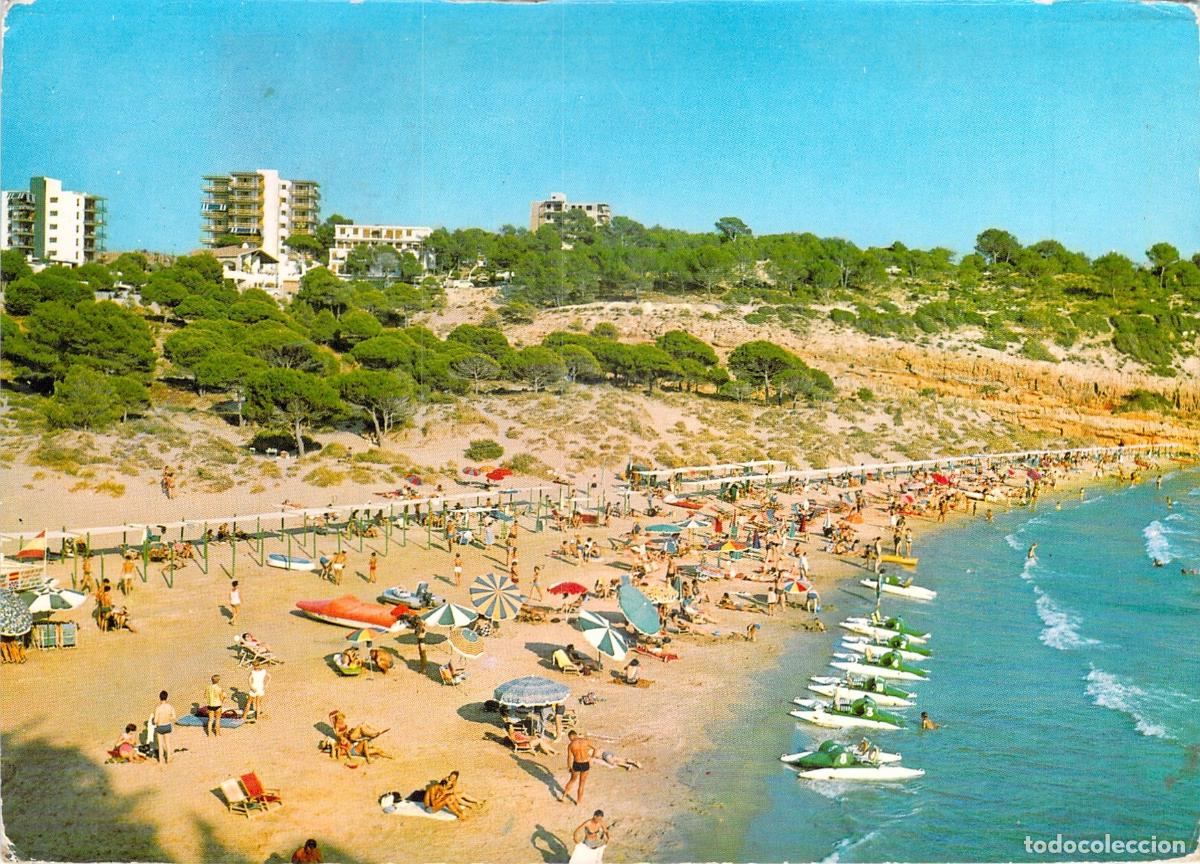 Postales: Postal de la Playa dels Capellans en Salou