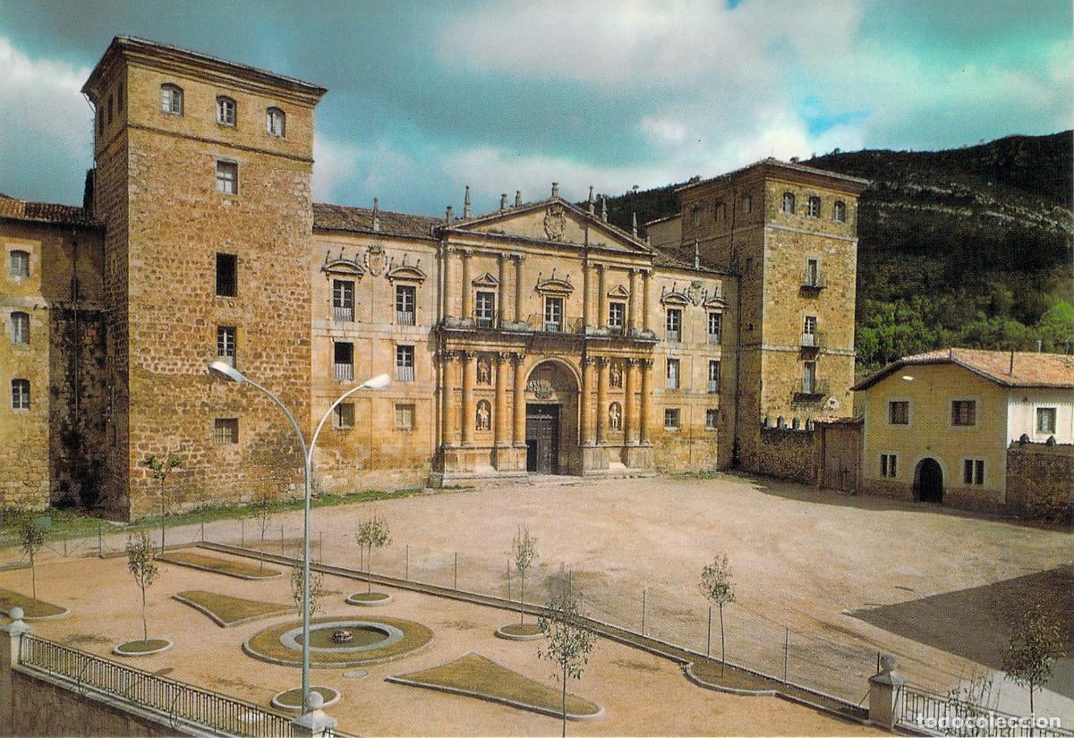 Postales: Postal de la Fachada del Monasterio de San Salvador en O&ntilde;a, Burgos