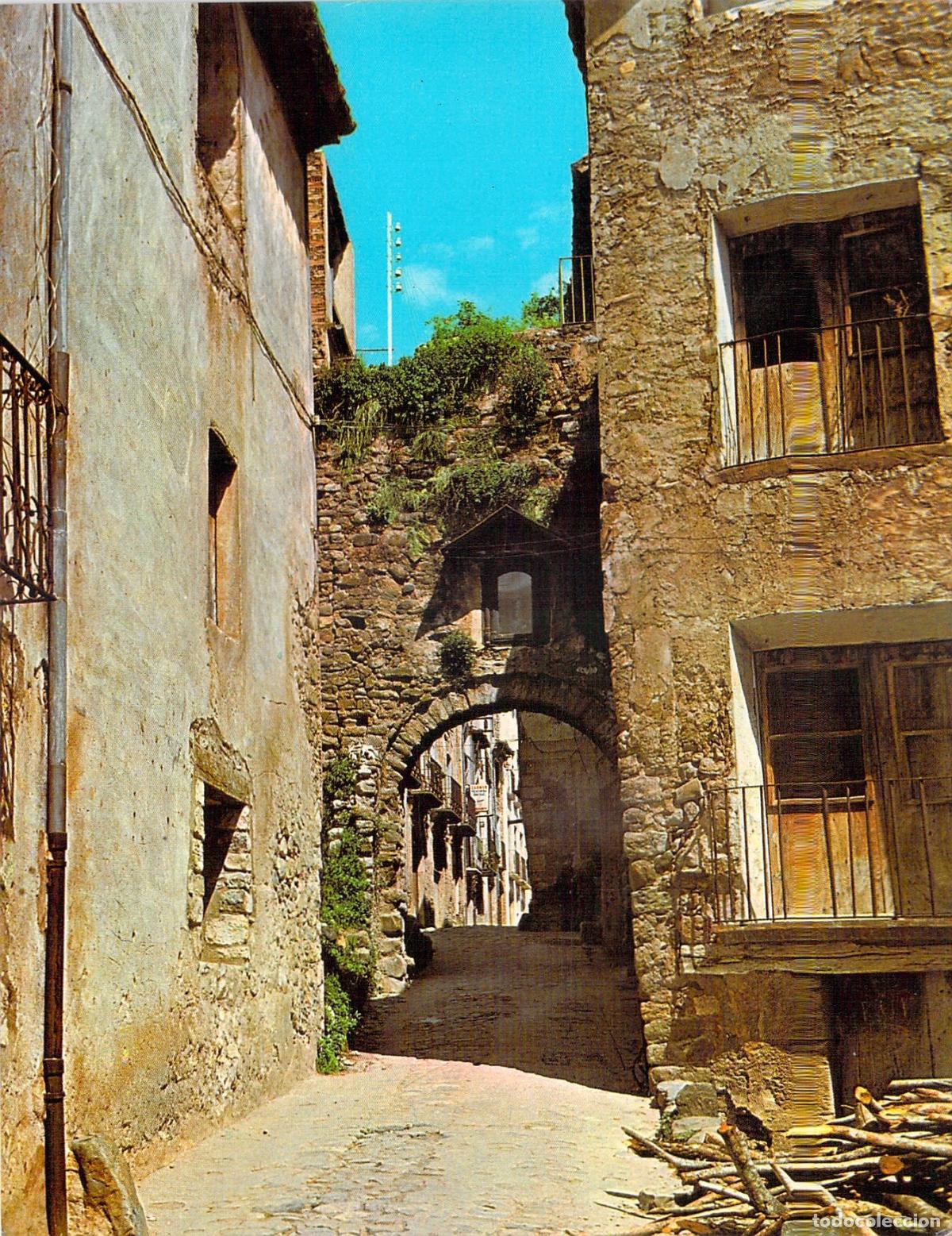 Postales: Postal de Besal&uacute;, Calle Conde Tallaferro, Girona