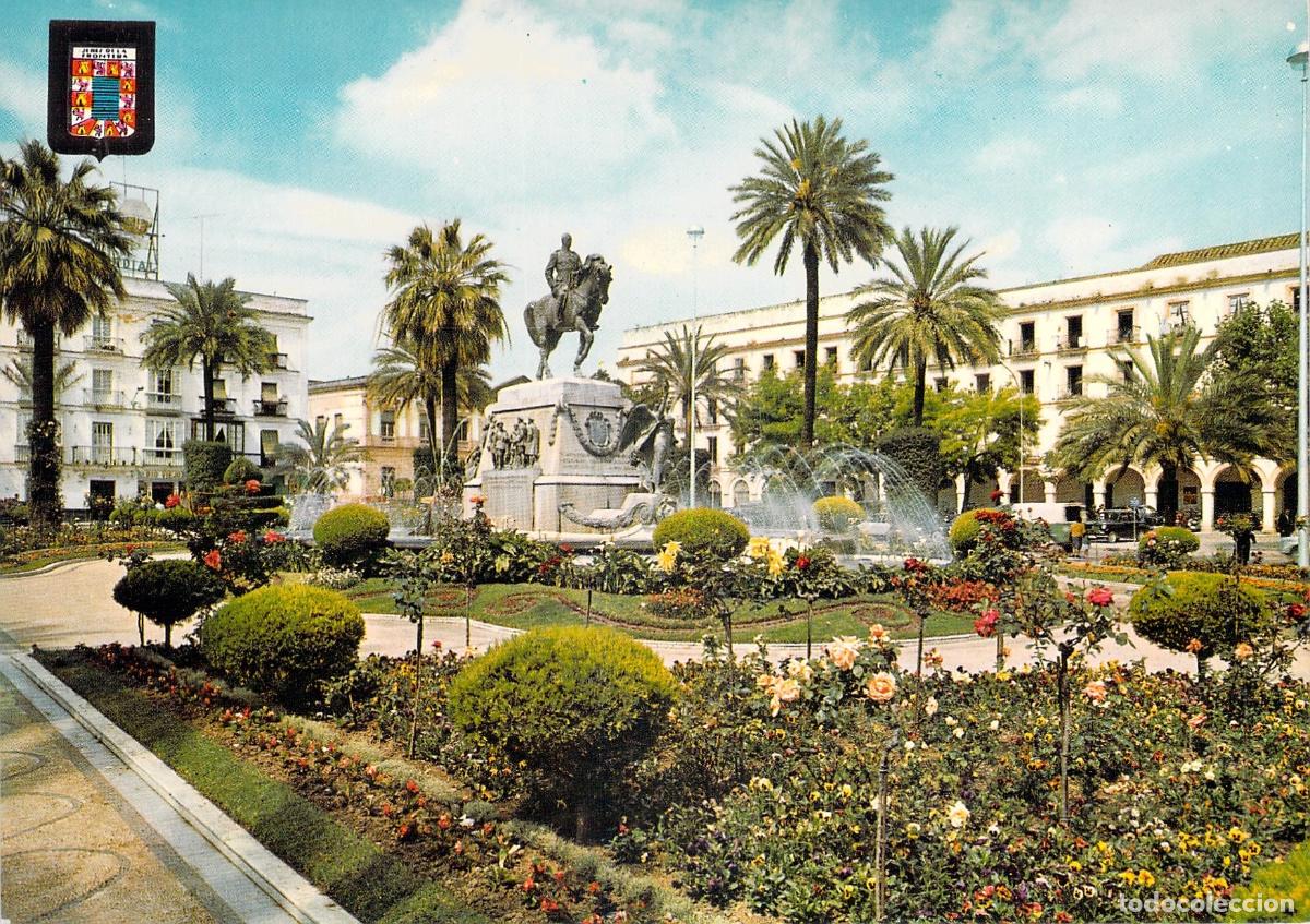 Postales: Postal de la Plaza de los Reyes Cat&oacute;licos en Jerez de la Frontera