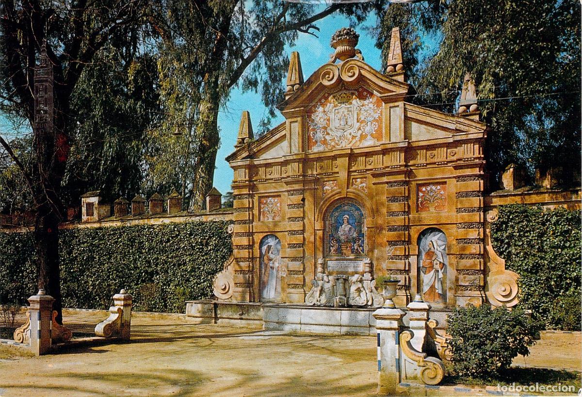 Postales: Postal de los Jardines Catalina de Ribera en Sevilla