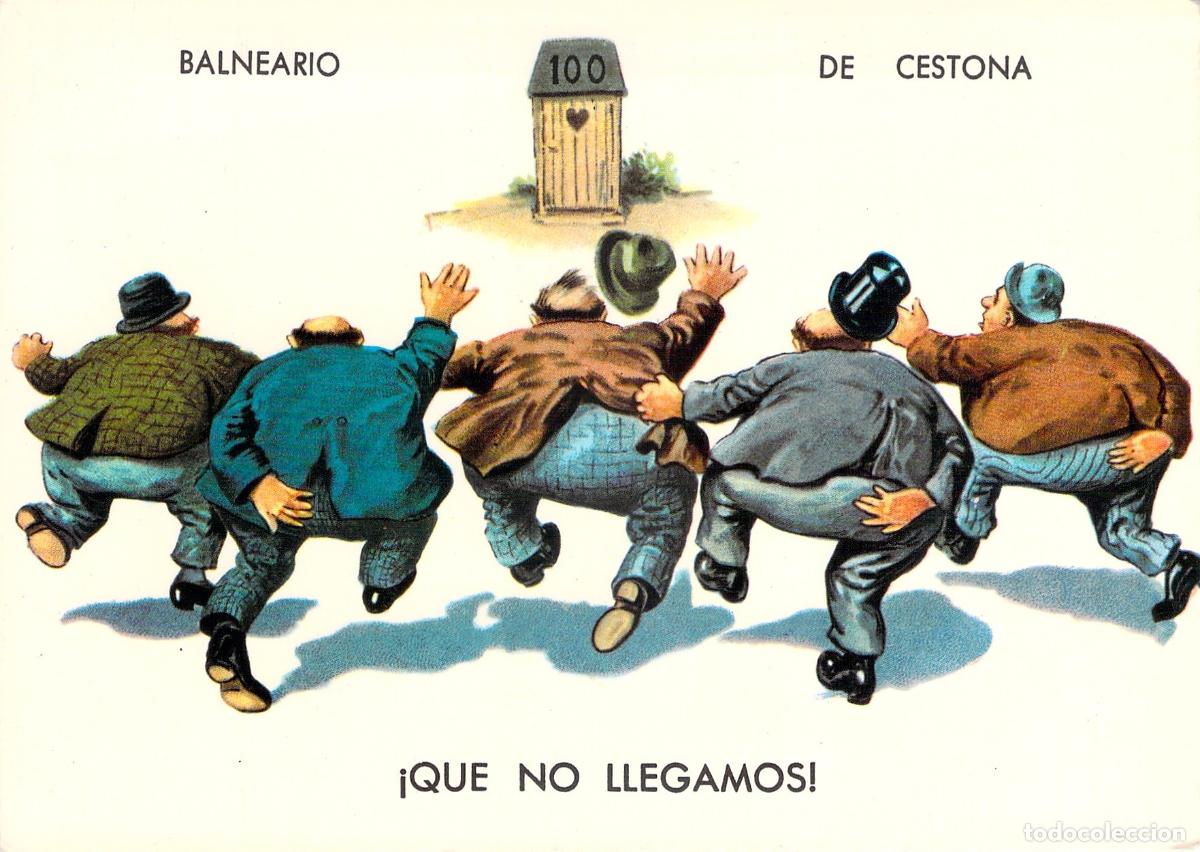Postales: Postal C&oacute;mica Balneario de Cestona Ediciones Arribas