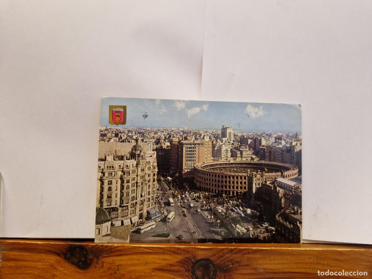 Postales: BONITA POSTAL CIRCULADA. VALENCIA. PLAZA DE TOROS.