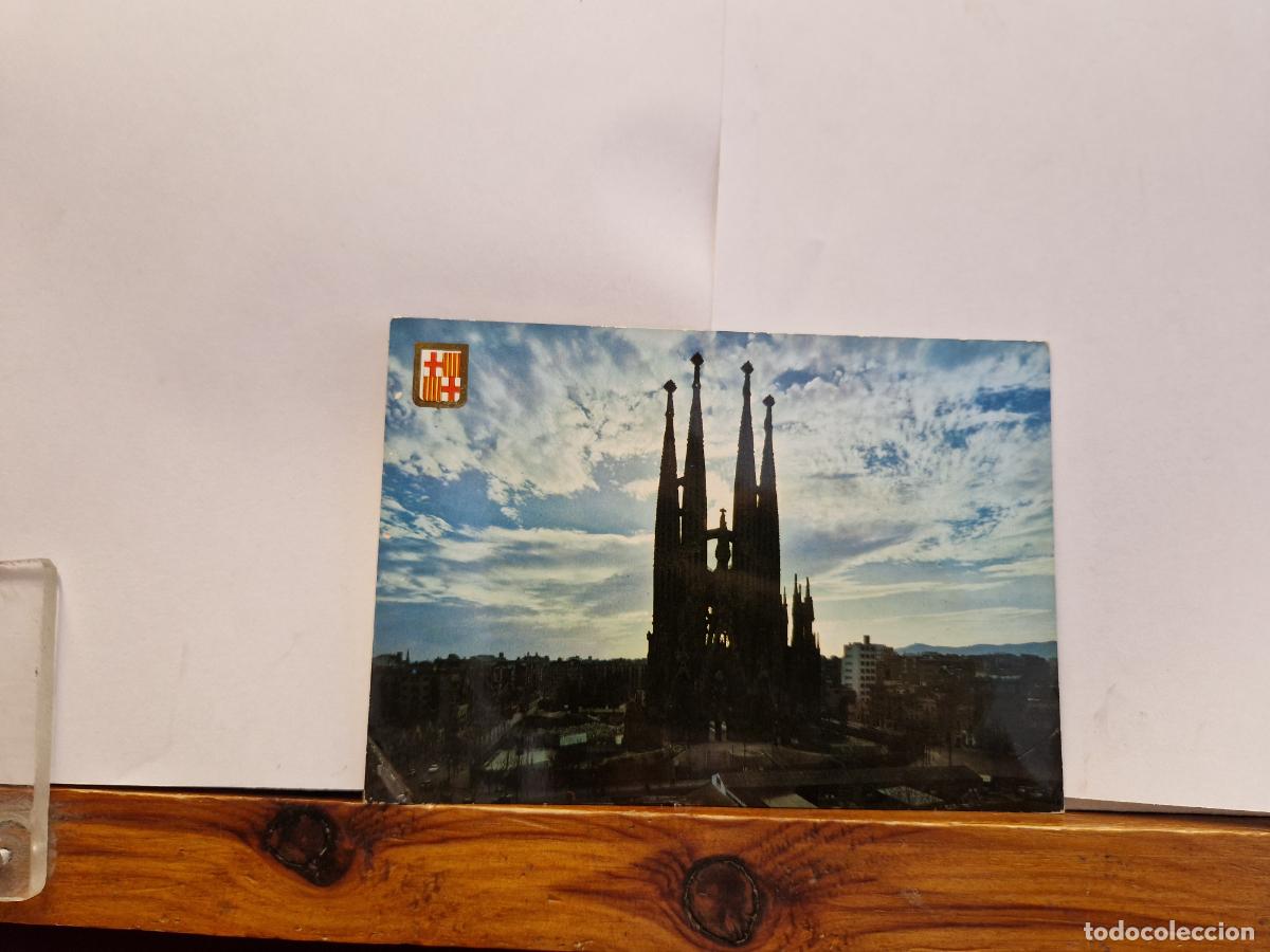 Postales: BONITA POSTAL CIRCULADA. BARCELONA. TEMPLO DE LA SAGRADA FAMILIA.