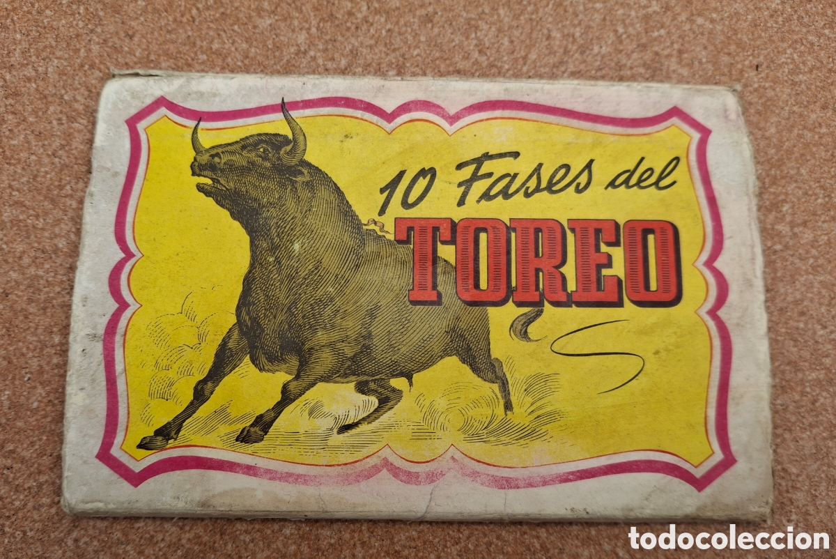 Postales: FASES DEL TOREO. BLOC CON 10 POSTALES. A&Ntilde;OS 50-60