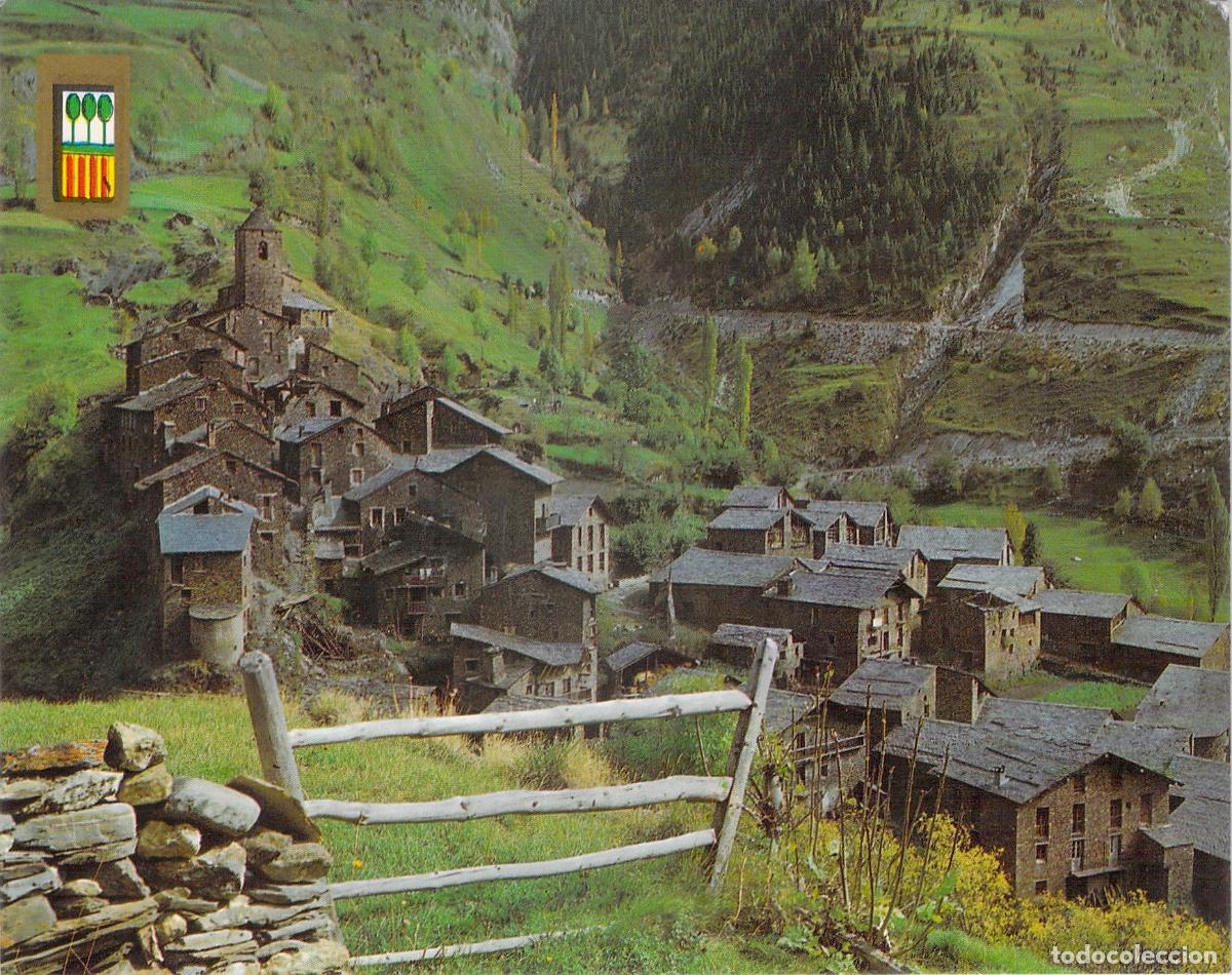 Postales: Postal de Os de Civis vista parcial del pueblo en Lleida