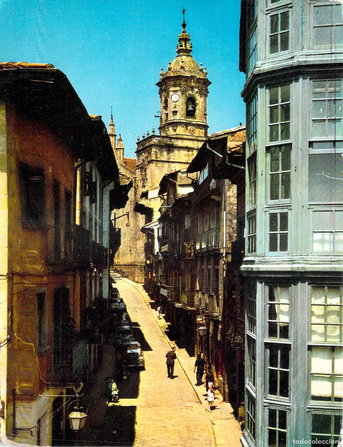 Postales: Postal de la Calle Mayor de Fuenterrab&iacute;a, Guip&uacute;zcoa