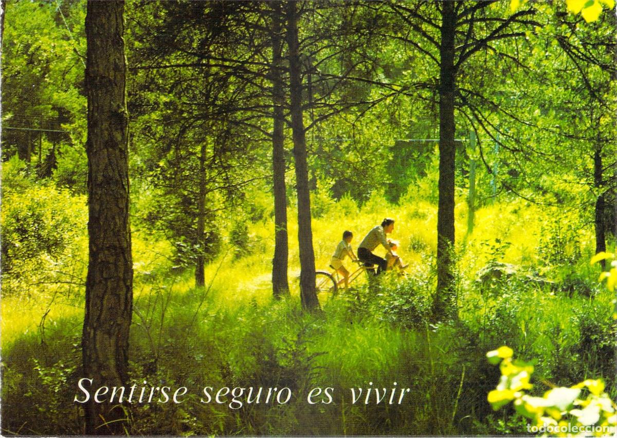 Postales: Postal Publicitaria Catalana Occidente Sentirse Seguro es Vivir