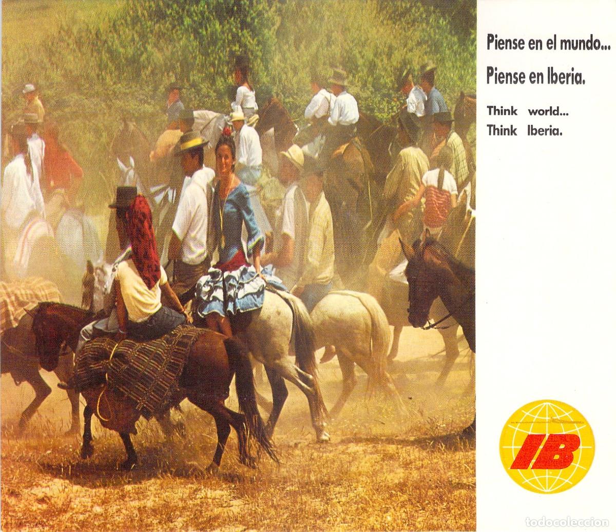 Postales: Postal Iberia Romer&iacute;a en Andaluc&iacute;a Publicidad Aerol&iacute;nea