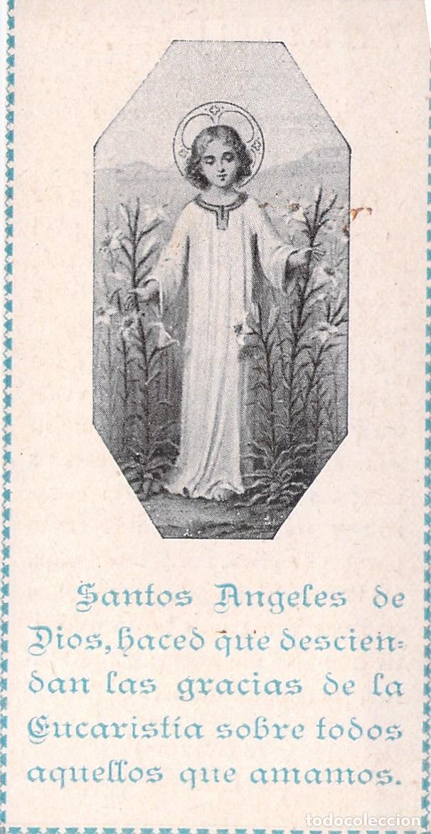 Postales: Estampa Estampita Religiosa Antigua de Primera Comuni&oacute;n