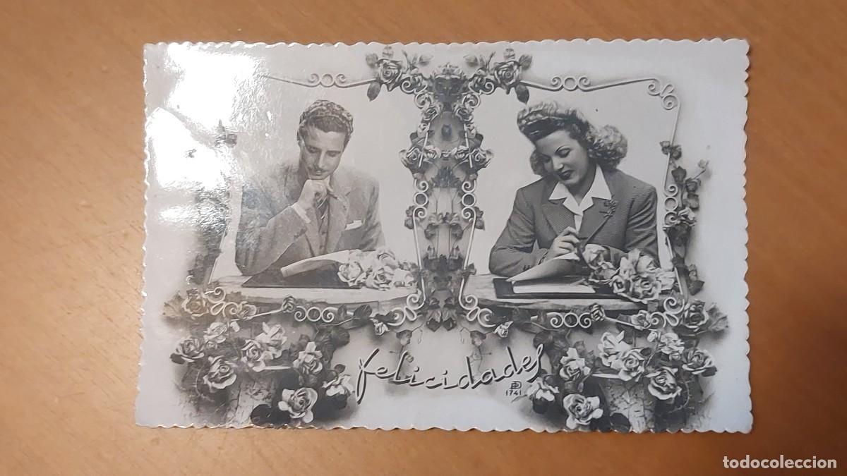 Postales: Tarjeta postal novios rom&eacute;ntica Barcelona