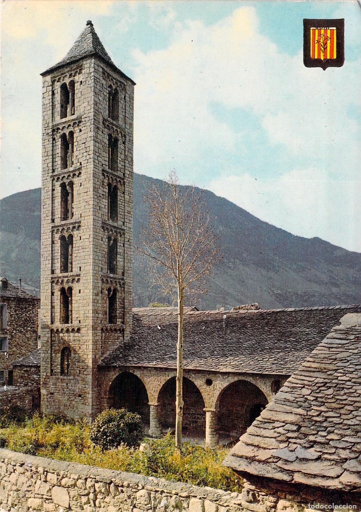 Postales: Postal Iglesia Rom&aacute;nica de Santa Eulalia Erill la Vall Lleida