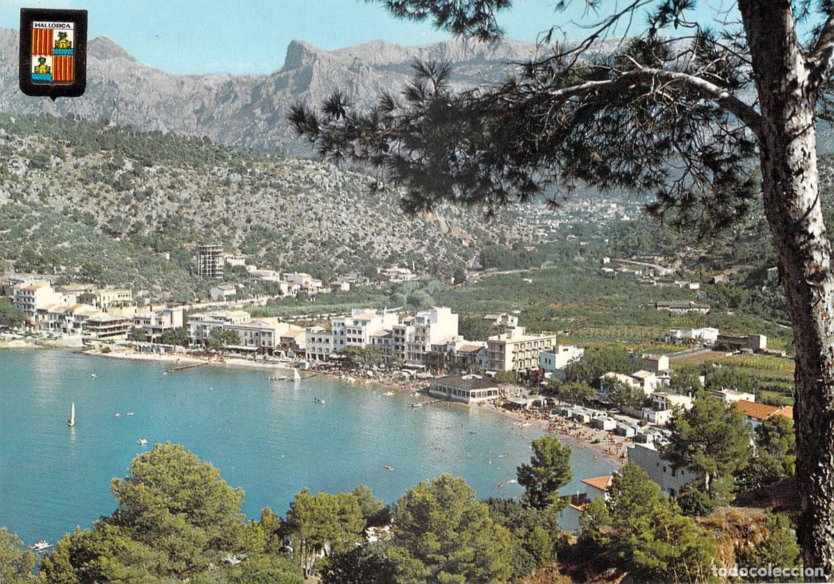 Postales: Postal de Mallorca - Vista Parcial de Puerto de S&oacute;ller Escudo de Oro