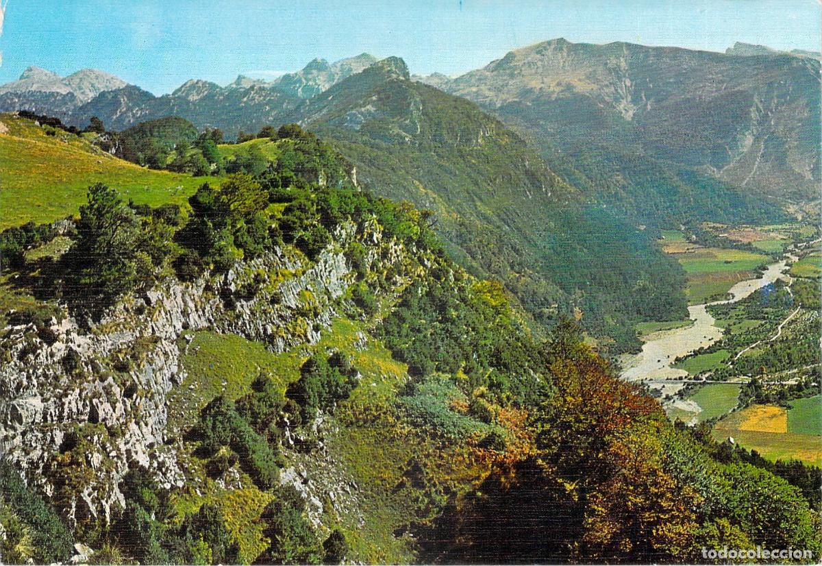 Postales: Postal de Isaba, Panor&aacute;mica desde Belagua, Pirineo Navarro