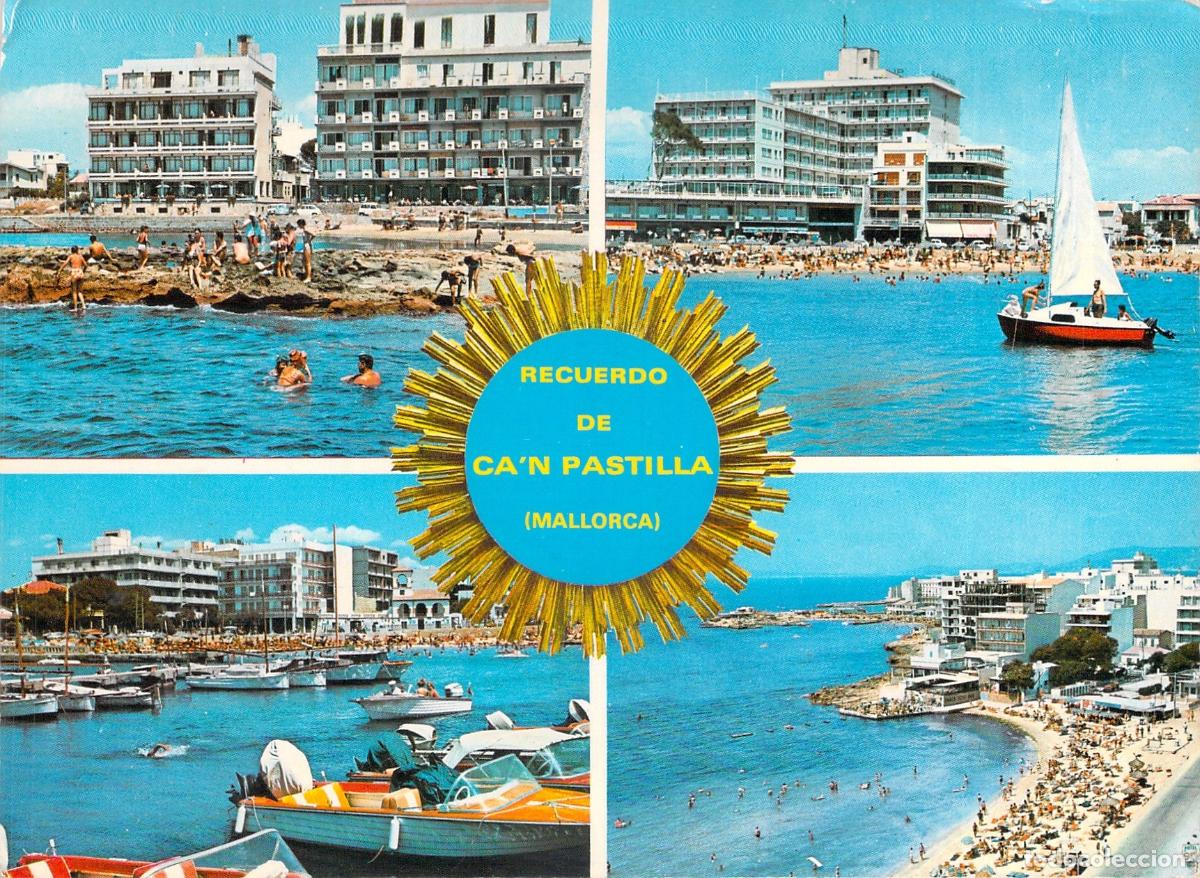 Postales: Postal Multivista de Recuerdo de Ca'n Pastilla, Mallorca