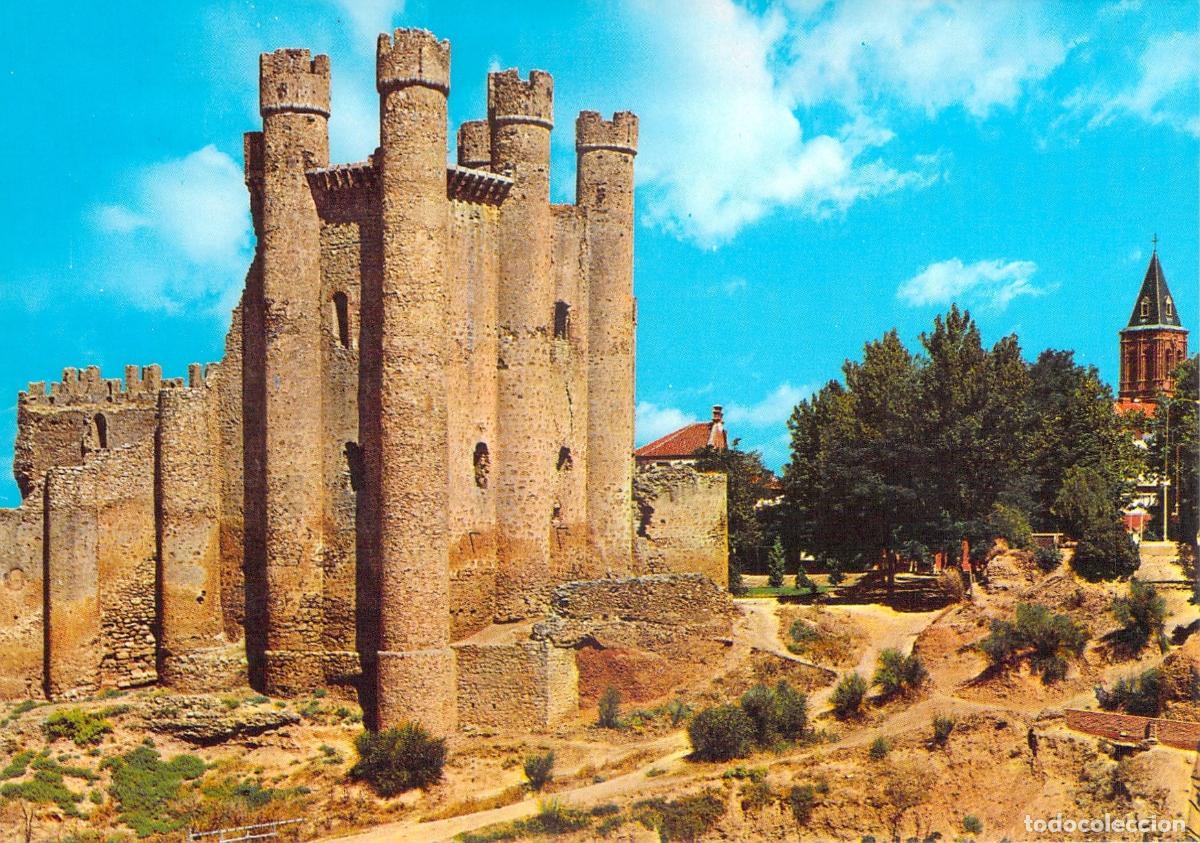 Postales: Postal Castillo de Coyanza Valencia de Don Juan Le&oacute;n