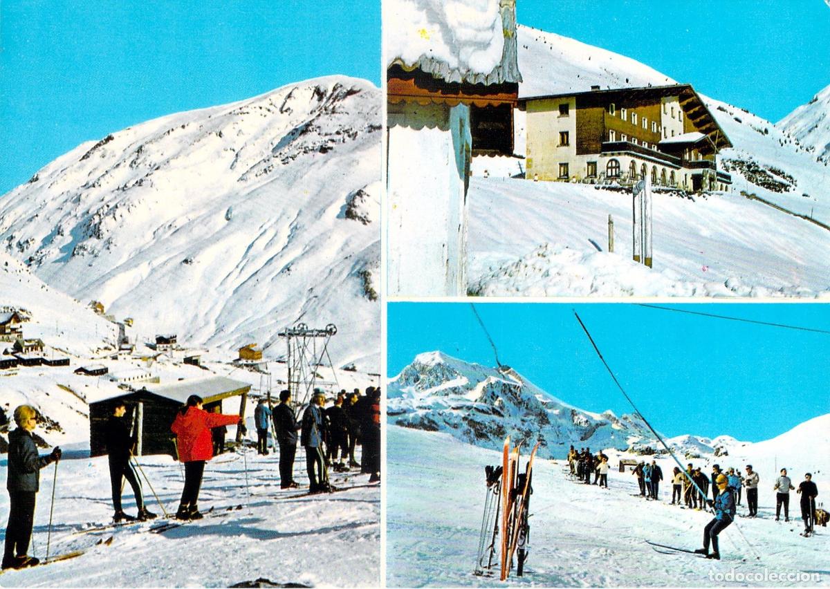 Postales: Postal de la Estaci&oacute;n Invernal de Canfranc y Candanch&uacute;, Huesca