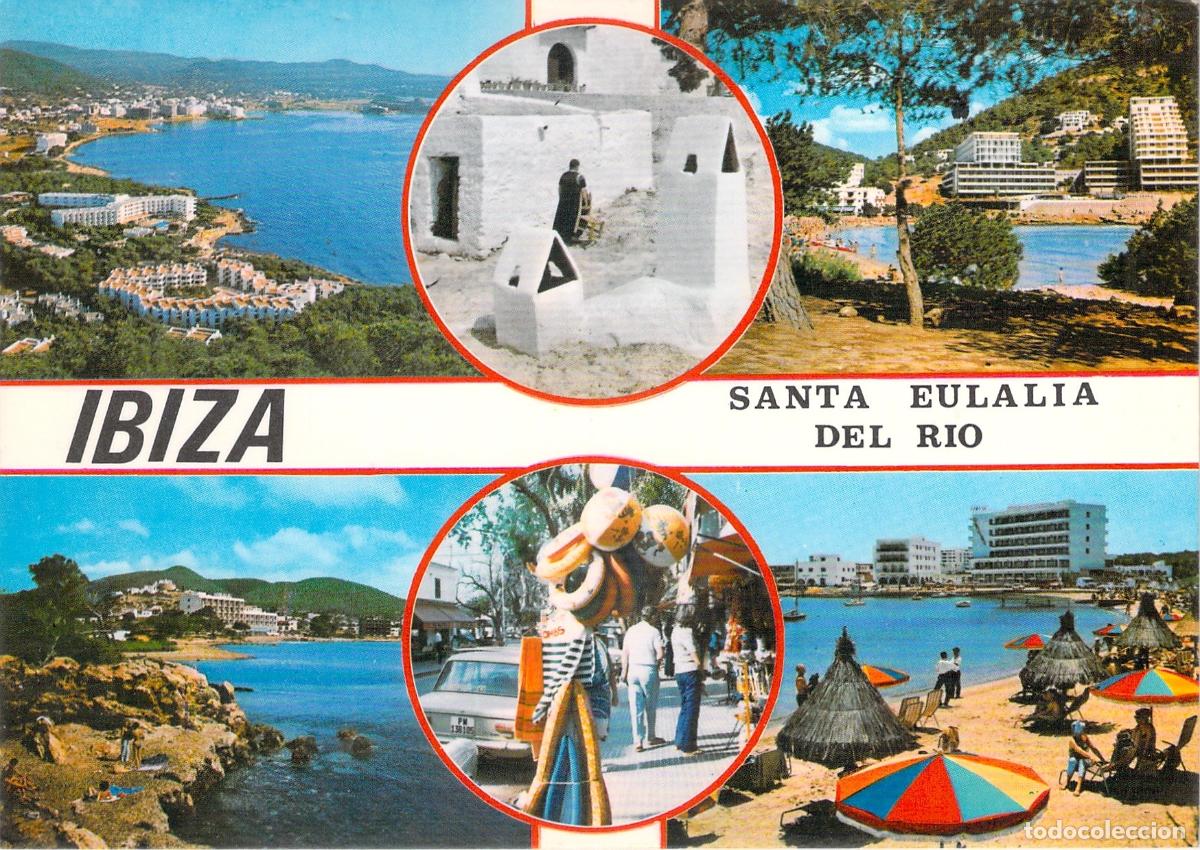 Postales: Postal de Santa Eulalia del R&iacute;o, Ibiza - Multivista Tur&iacute;stica