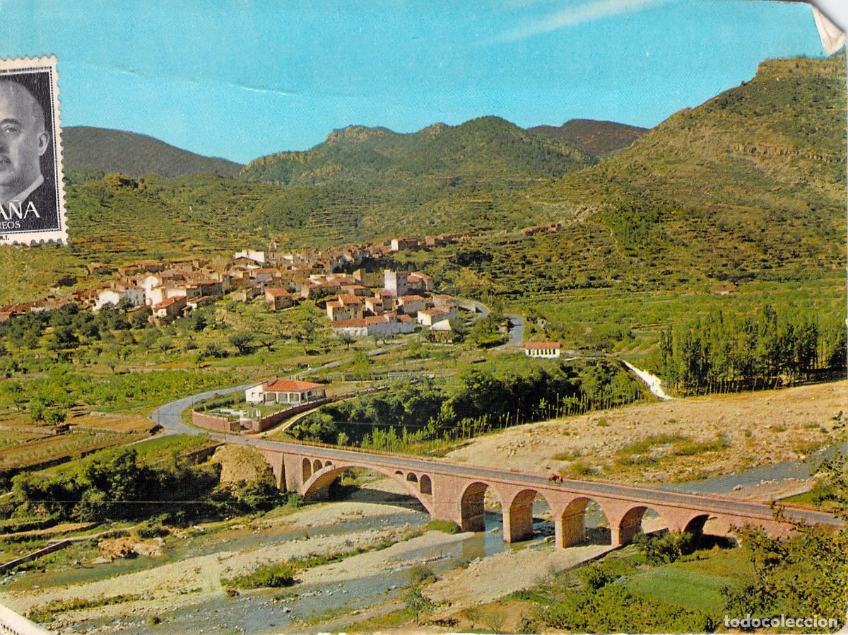 Postales: Postal de Cirat, Castell&oacute;n - Vista General y Puente