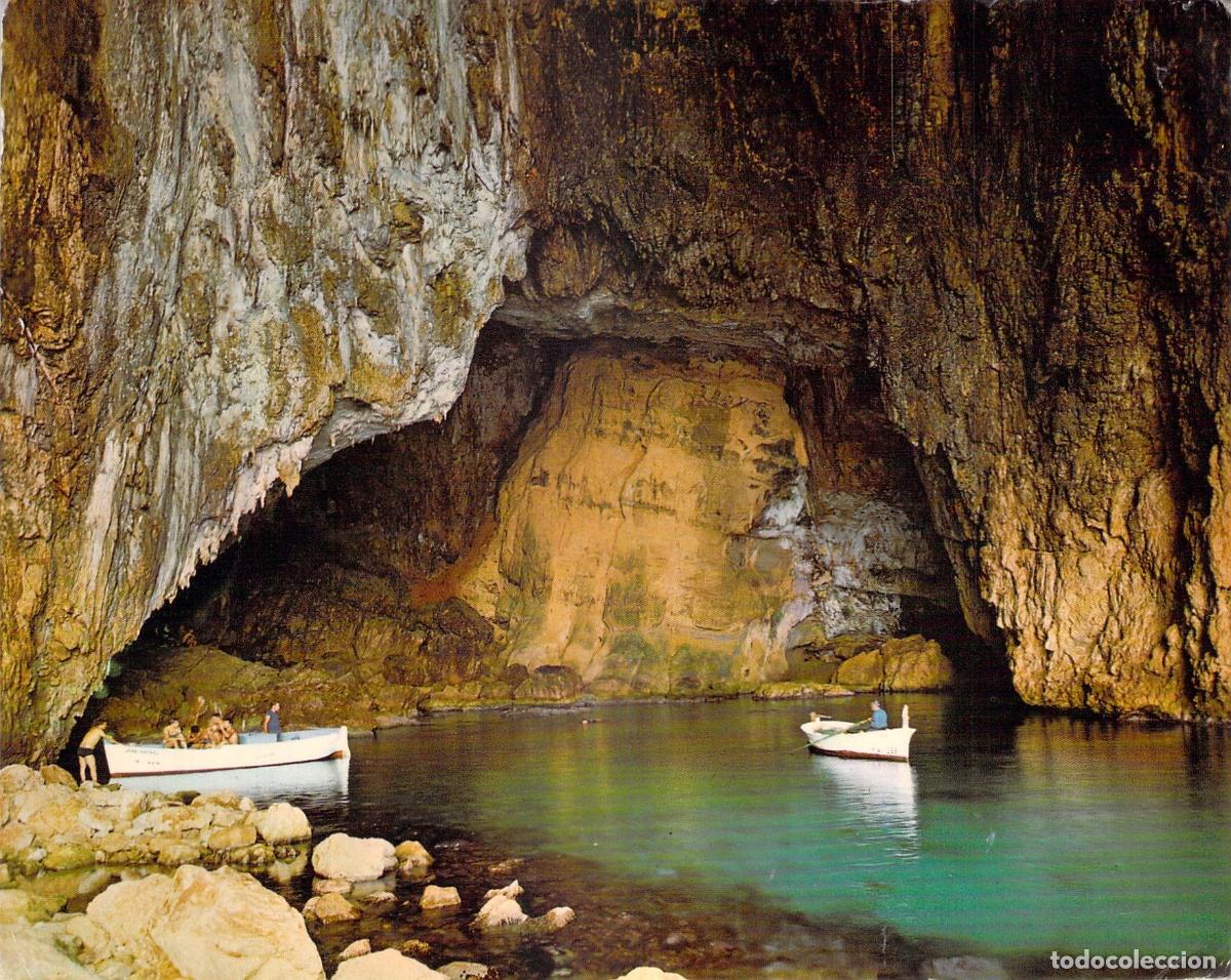 Postales: Postal de la Cueva de los &Oacute;rganos en J&aacute;vea, Alicante