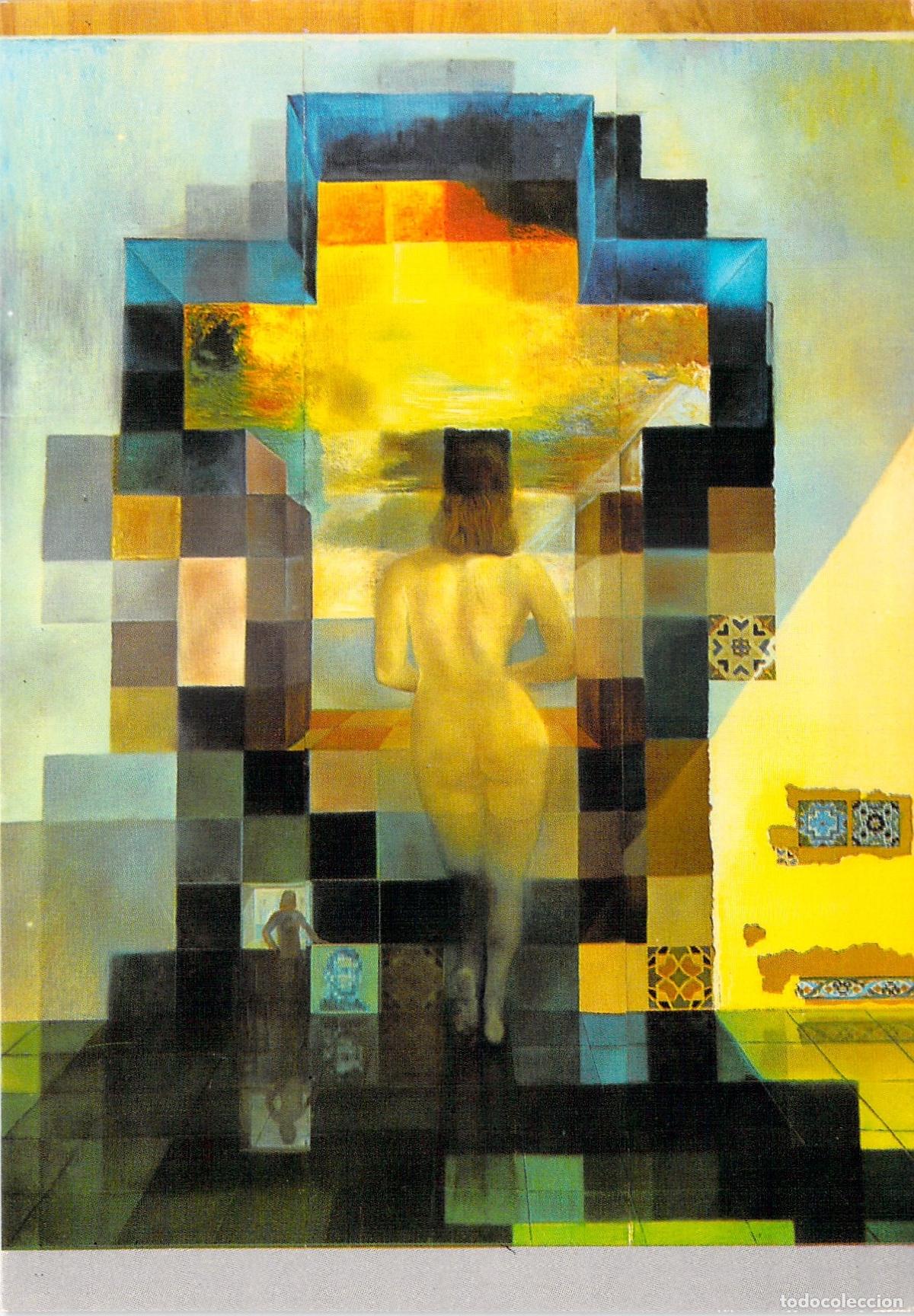 Postales: Postal de Obra de Dal&iacute; Gala Desnuda Mirando al Mar