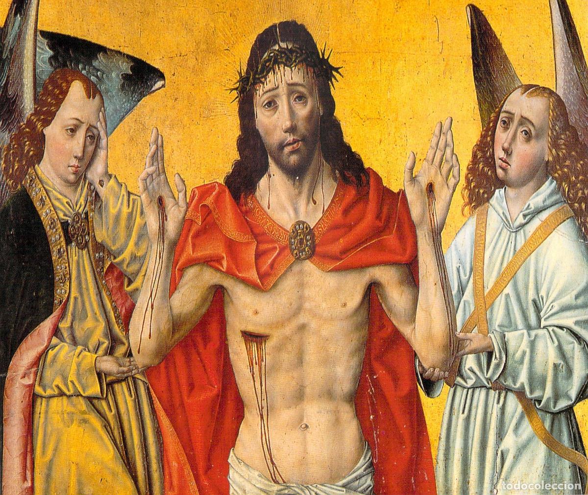 Postales: Postal de Cristo Resucitado de Diego de la Cruz en Covarrubias