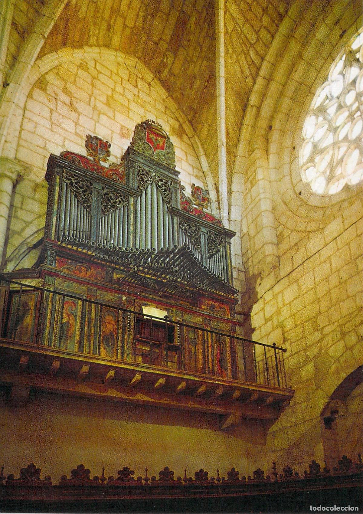 Postales: Postal de Covarrubias, &Oacute;rgano del siglo XVII y Roset&oacute;n