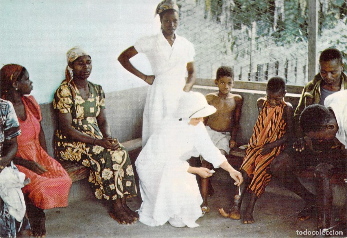 Postales: Postal de Misioneros del Esp&iacute;ritu Santo en labor humanitaria