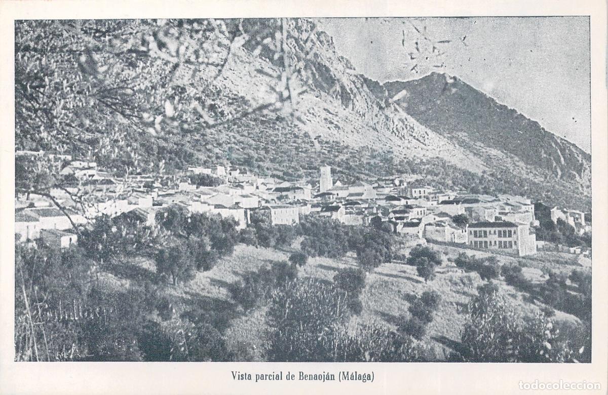 Postales: Postal de Benaoj&aacute;n, vista panor&aacute;mica de la localidad en M&aacute;laga
