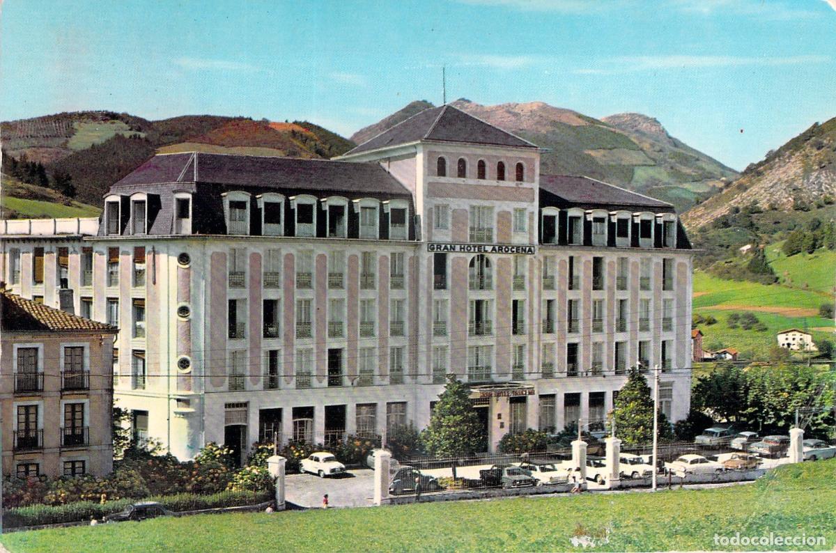 Postales: Postal del Gran Hotel Arocena en Cestona, Gipuzkoa