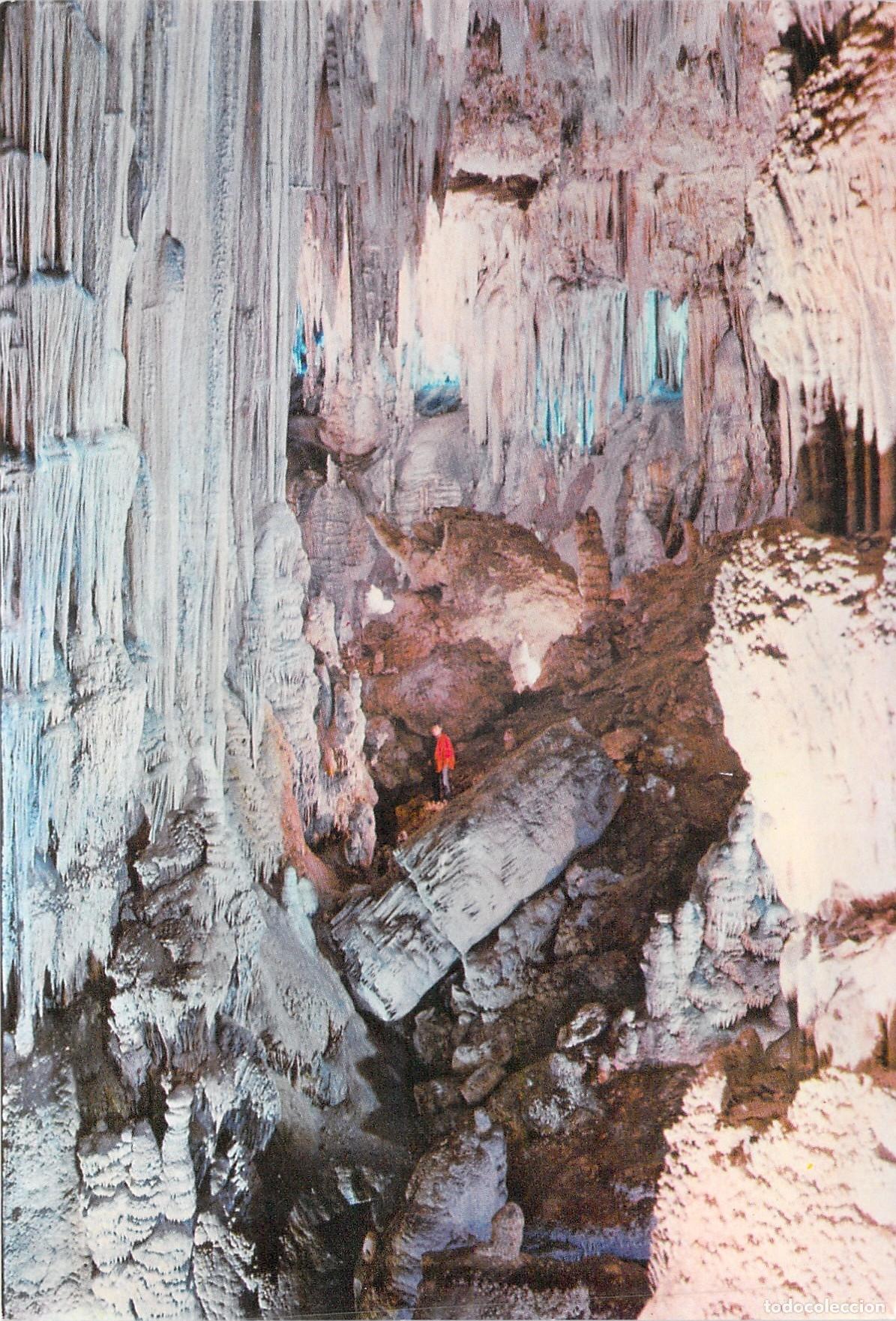 Postales: Postal de la Cueva de Nerja, Sala del Cataclismo, M&aacute;laga