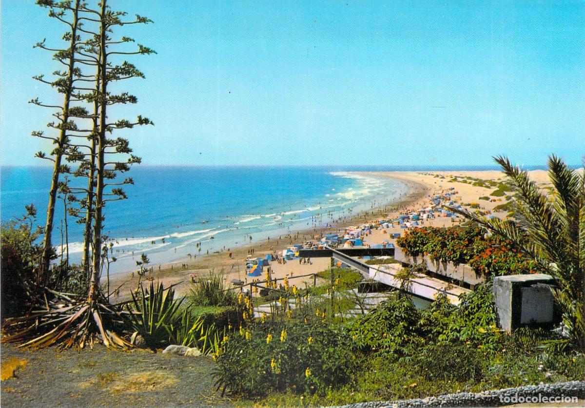 Postales: Postal de Playa del Ingl&eacute;s en Gran Canaria