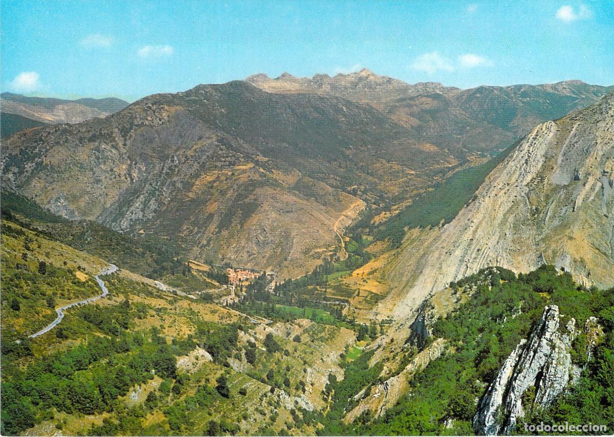 Postales: Postal de la Panor&aacute;mica desde la Atalaya de Valporquero en Le&oacute;n