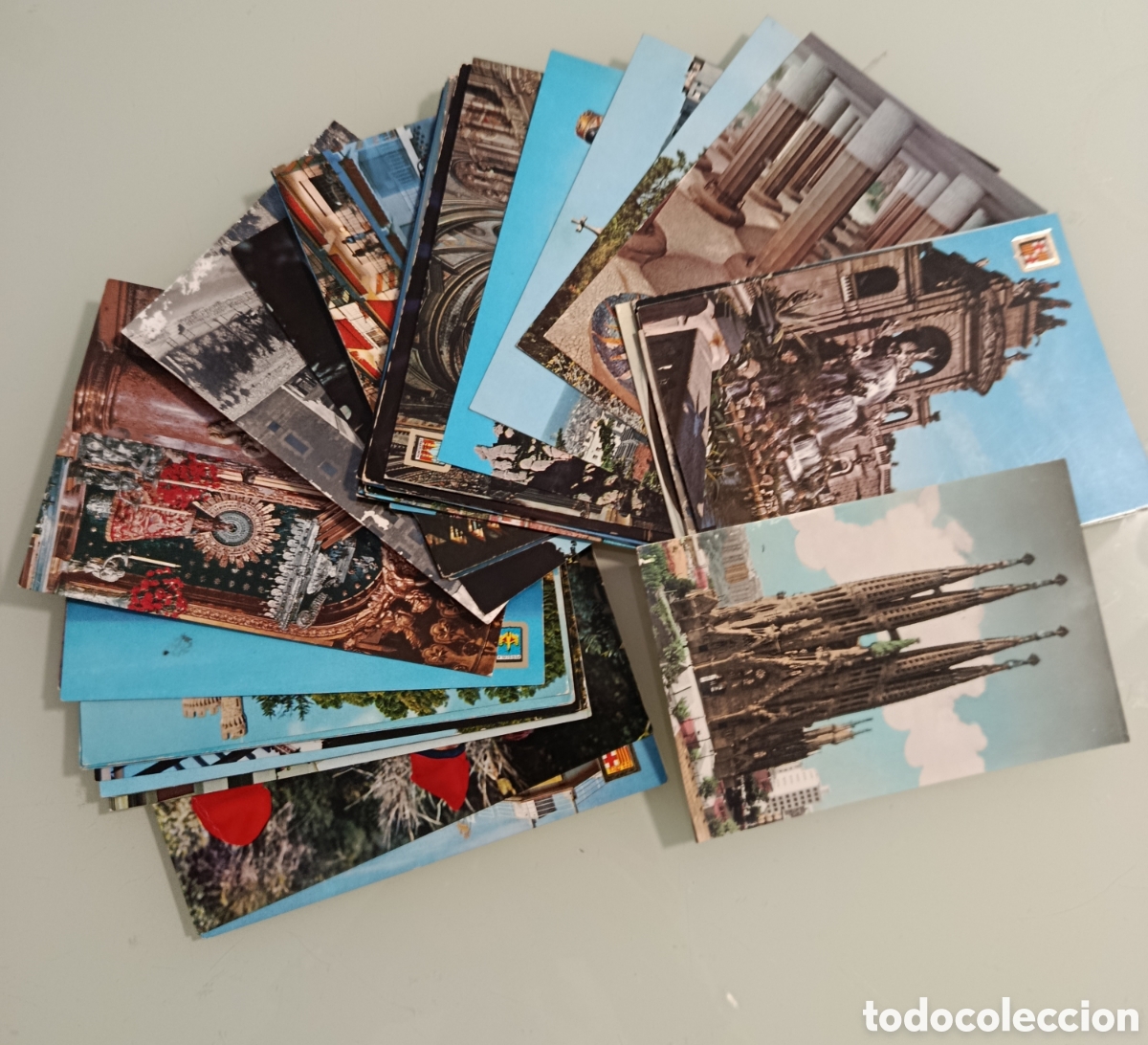 Postales: LOTE 44 POSTALES LA MAYORIA BARCELONA TARRAGONA GERONA