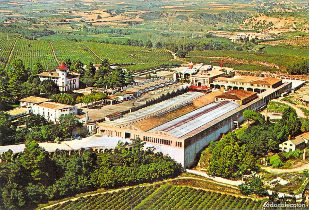 Postkarten: Postal de las Cavas Codorniu en Sant Sadurn&iacute; d'Anoia