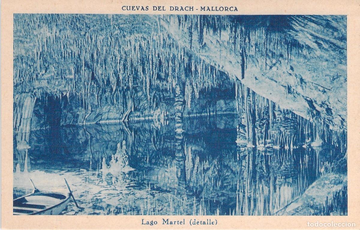 Postales: Postal de Cuevas del Drach y Lago Martel en Mallorca
