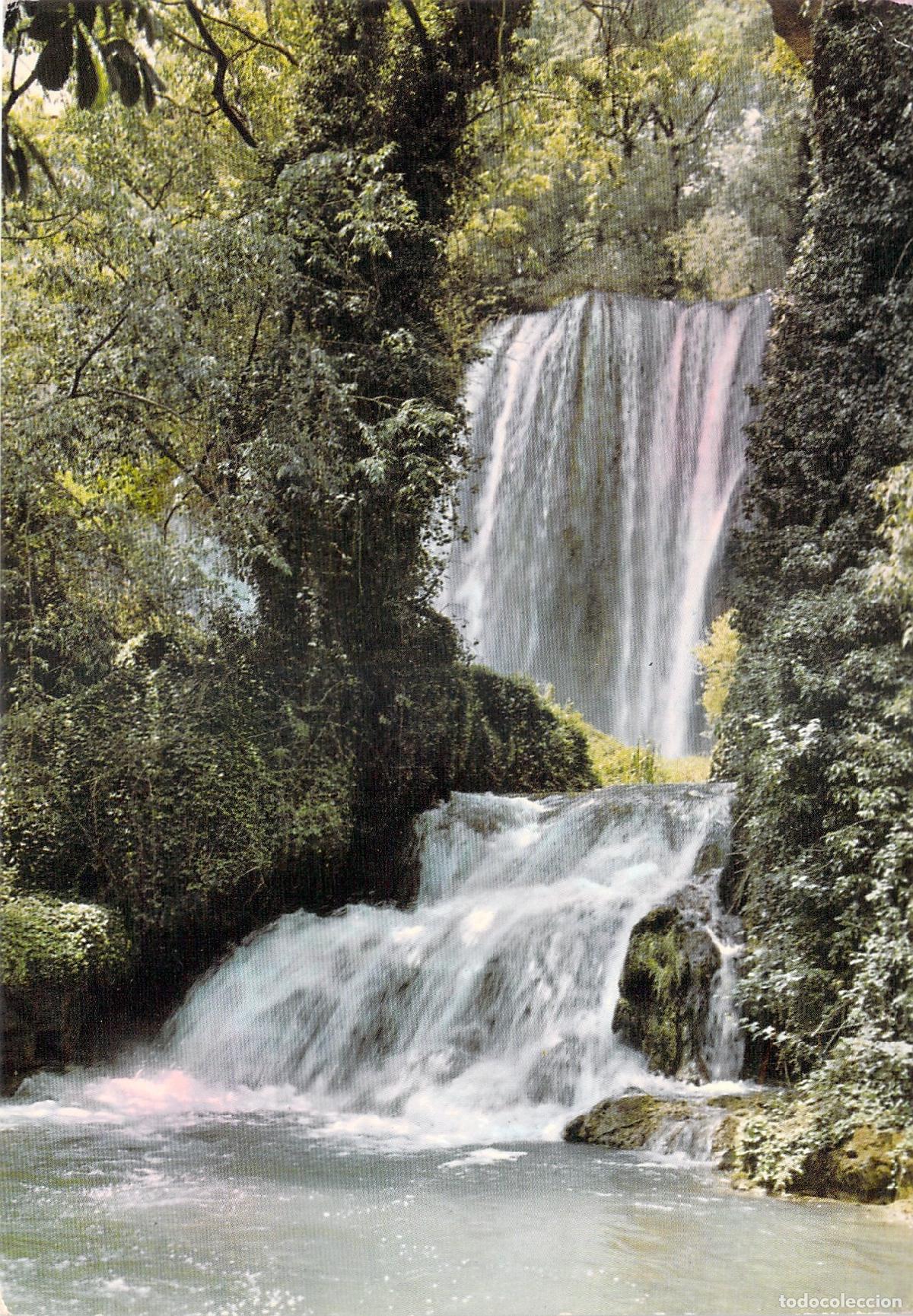 Postales: Postal del Monasterio de Piedra Cascada Caprichosa en Zaragoza