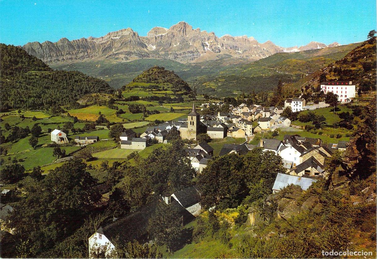Postales: Postal de Panticosa y Pe&ntilde;a Telera en el Valle de Tena