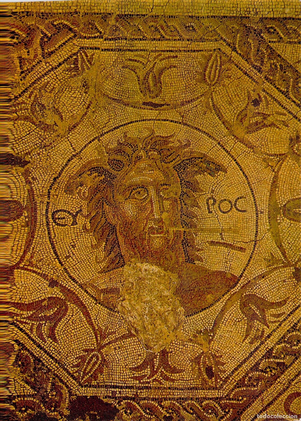Postales: Postal de mosaico romano en It&aacute;lica, Santiponce