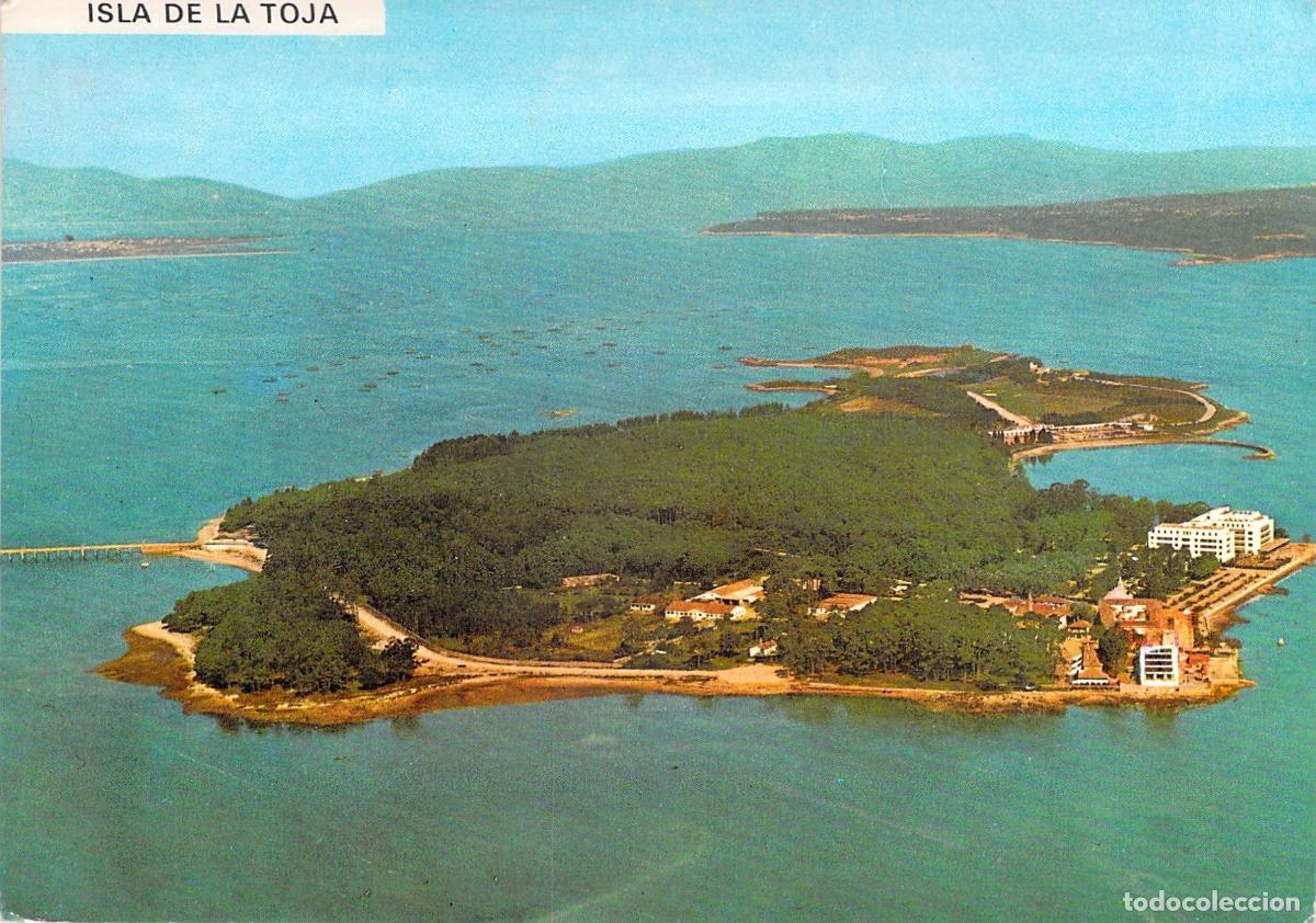 Postales: Postal de Isla de la Toja, Pontevedra, vista a&eacute;rea